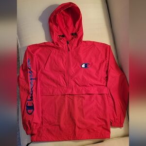 Champion Red windbreaker Size Small